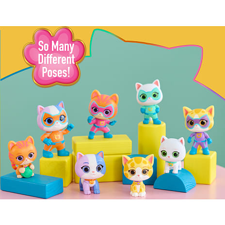 Disney Junior SuperKitties figur 4-5,5 cm - flere varianter - assorteret