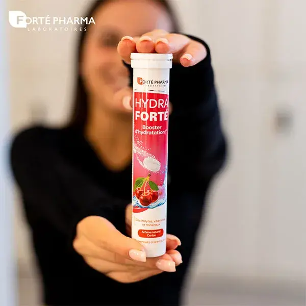 Forté Pharma Hydra Forté Lot de 2x24 comprimés Pêche et Cerise