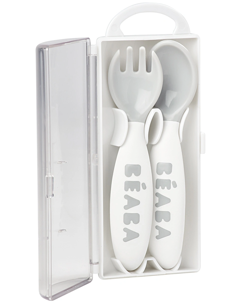 Besteckset I'M SO BIG 2-teilig in light grey