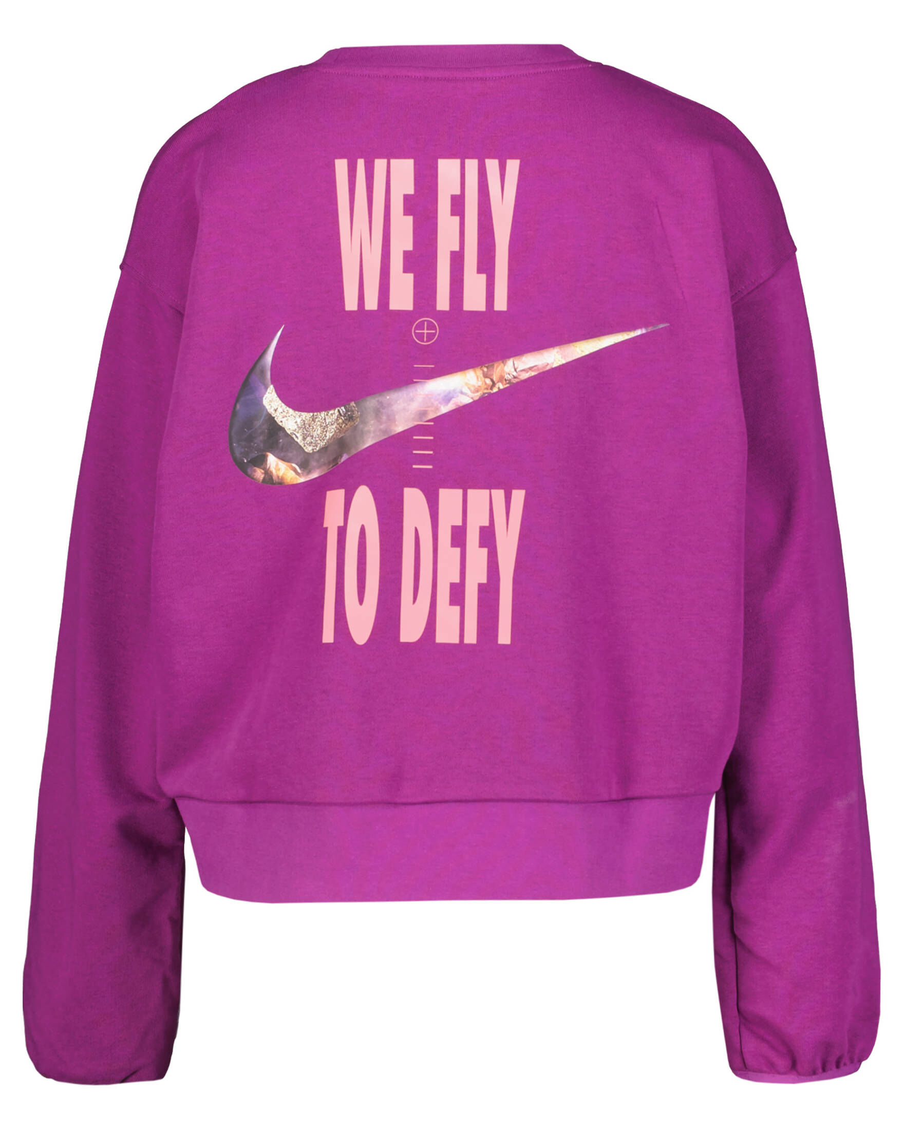 Nike| Damen Sweatshirt FLY DRI-FIT Oversized Fit cropped