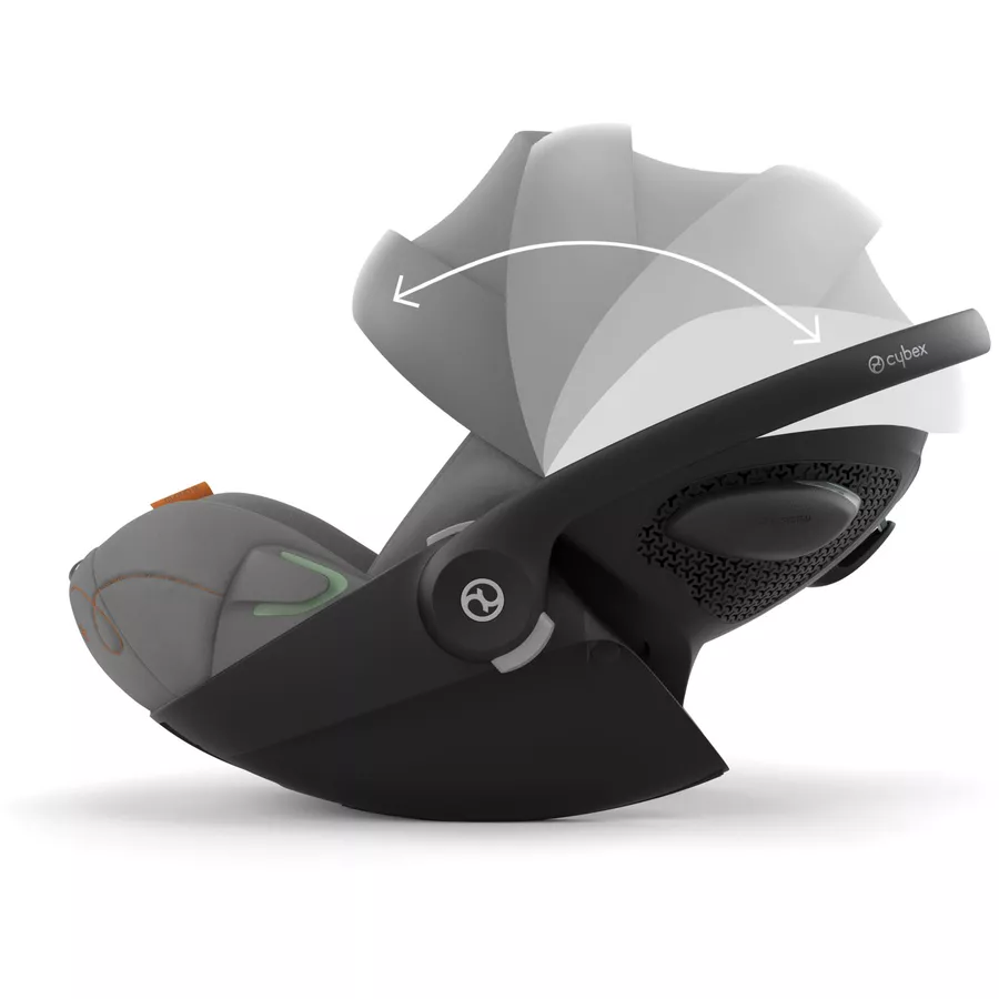 cybex GOLD Buggy Libelle 2 Lava Grey inklusive Babyschale Cloud G i-Size Lava Grey und Adapter