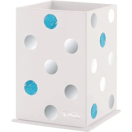 Herlitz Stifteköcher rechteckig gepunktet Frozen Glam