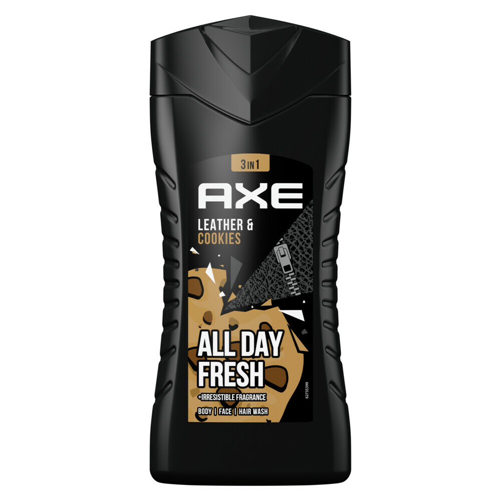 Axe 3-in-1 Douchegel Leer en Koekjes250 ml