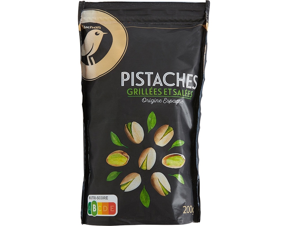 PISTACHIOS AUCHAN GOURMET TORRADO COM SAL 200 G