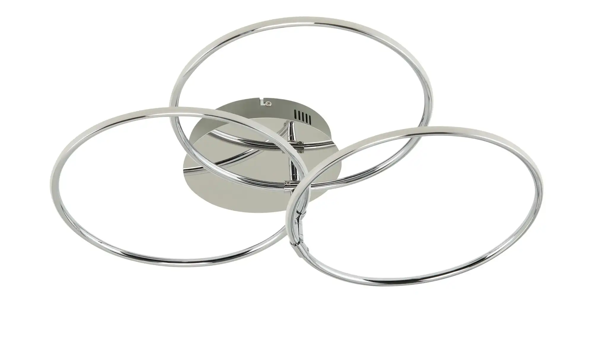 KHG LED-Deckenleuchte, 3-flammig, chrom `Ringe´