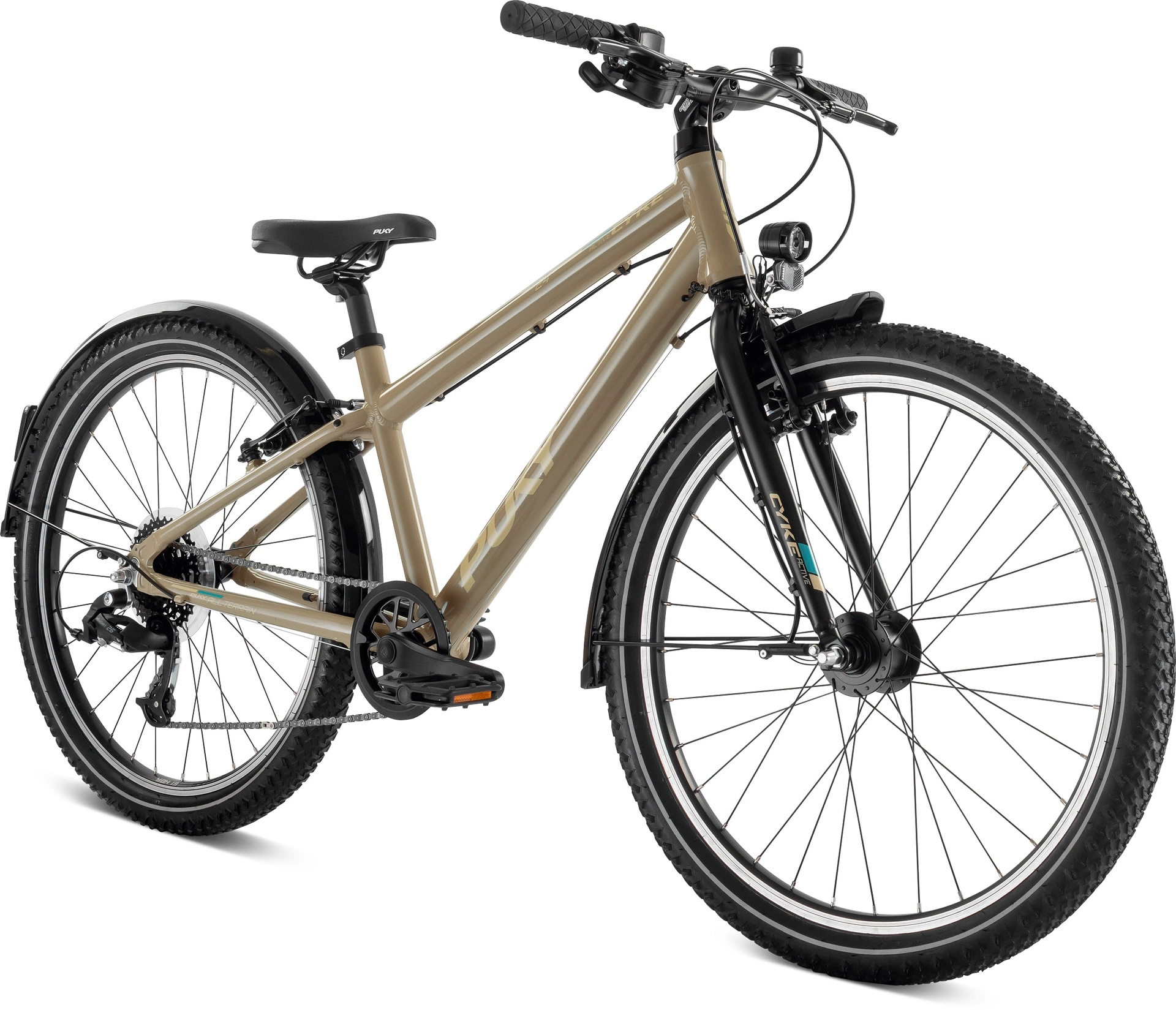 Puky Cykel 24-8 Active alu. børnecykel sand/sort