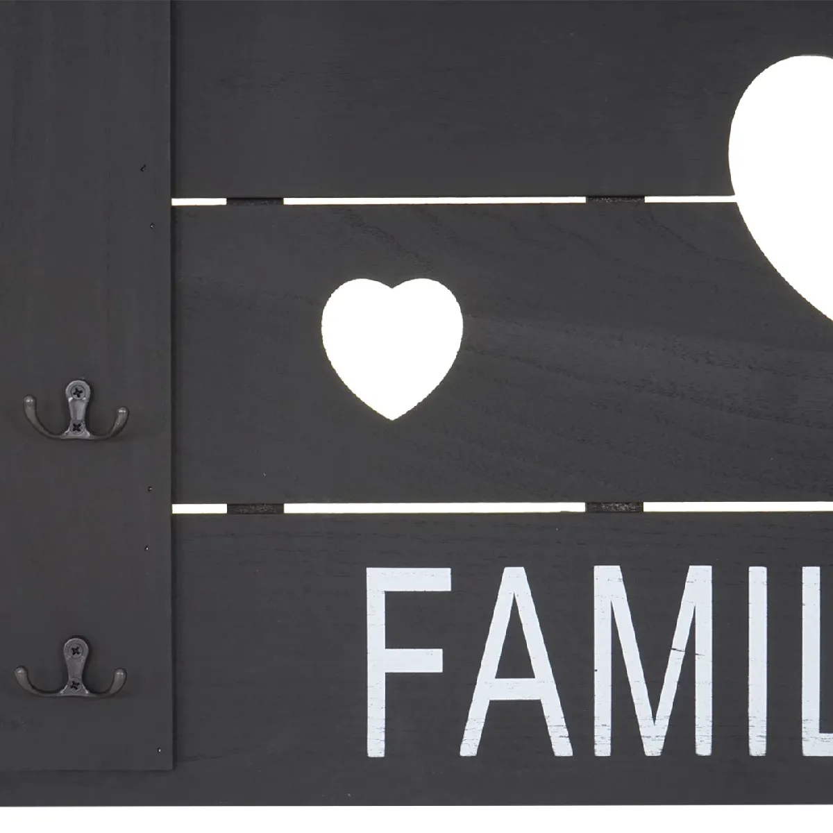 decoshop26 Porte-manteau mural Family