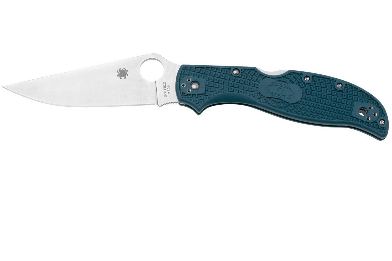 Spyderco Stretch 2 XL K390 C258FPK390 Blue FRN, zakmes
