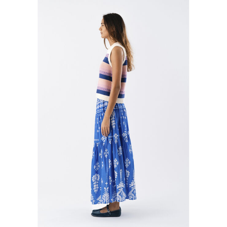 Lollys Laundry SunsetLL Maxi Skirt Blue