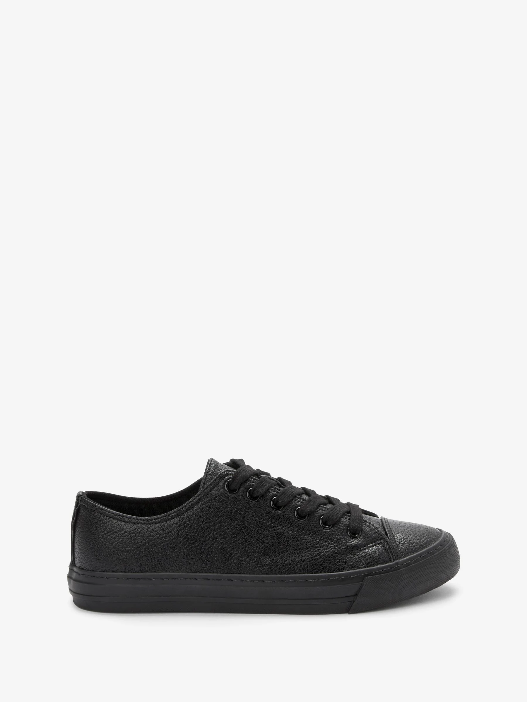 Zwart - Gelakte honkbalsneakers