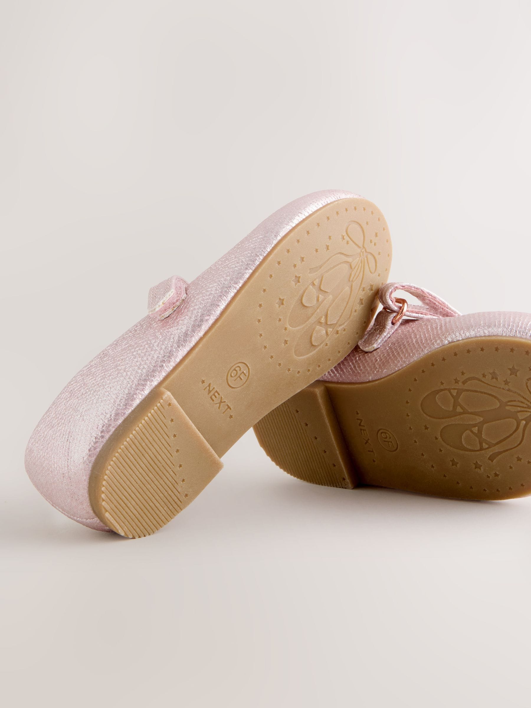 Roze - Mary Jane gelegenheidsschoenen met klittenbandsluiting