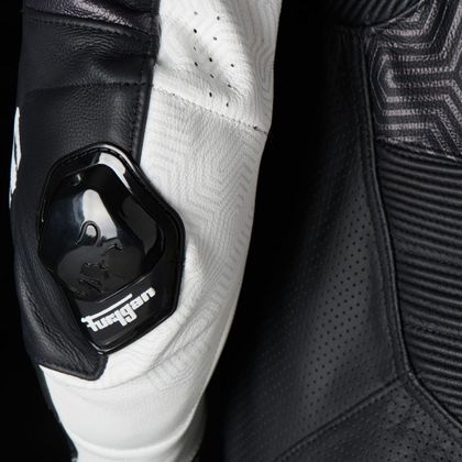 Combinaison Furygan OVERTAKE - Noir / Blanc