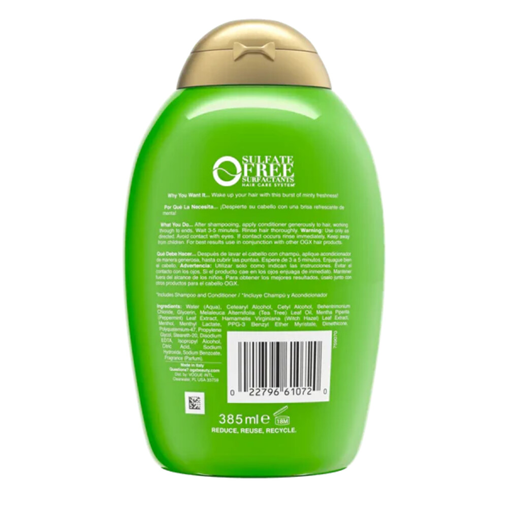 OGX Conditioner Tea Tree Mint Extra Strength385 ml