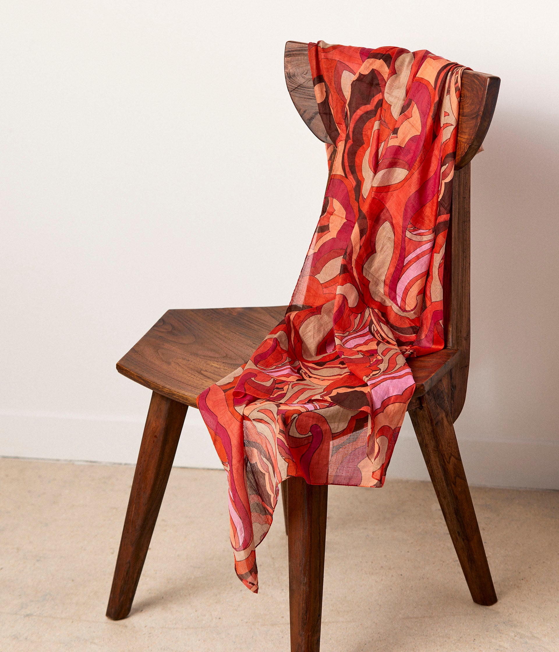 Foulard rose Hera