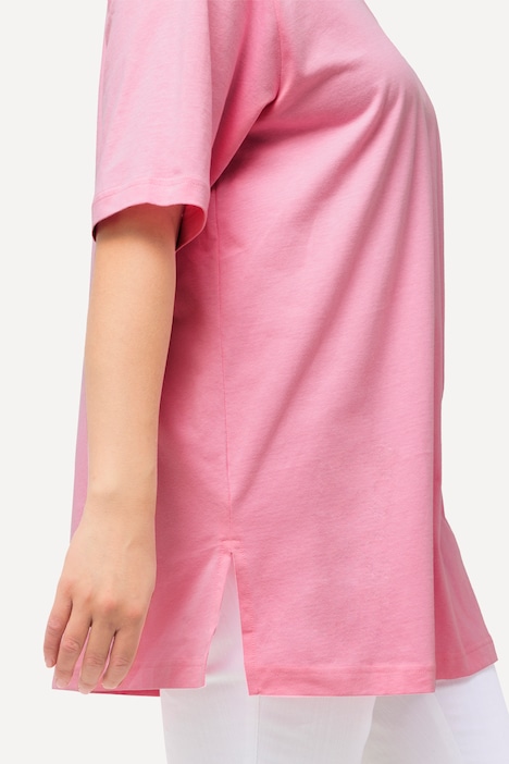 T-Shirt, V-Ausschnitt, Relaxed, Halbarm