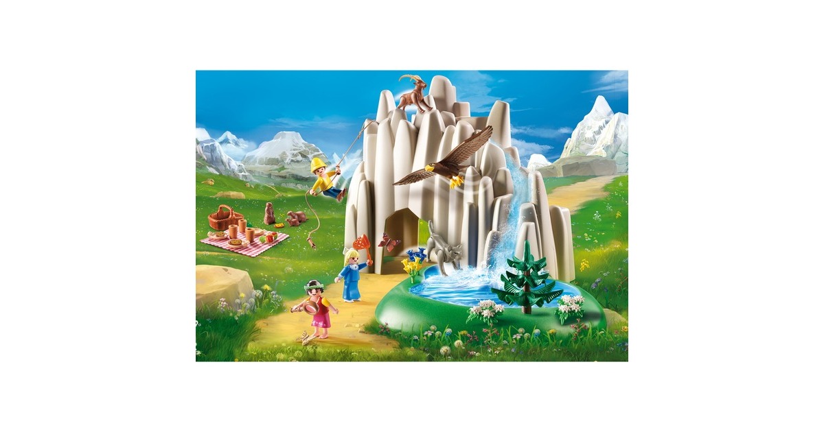 PLAYMOBILHeidi - Heidi, Peter en Clara bij het kristalmeer Constructiespeelgoed  (70254)