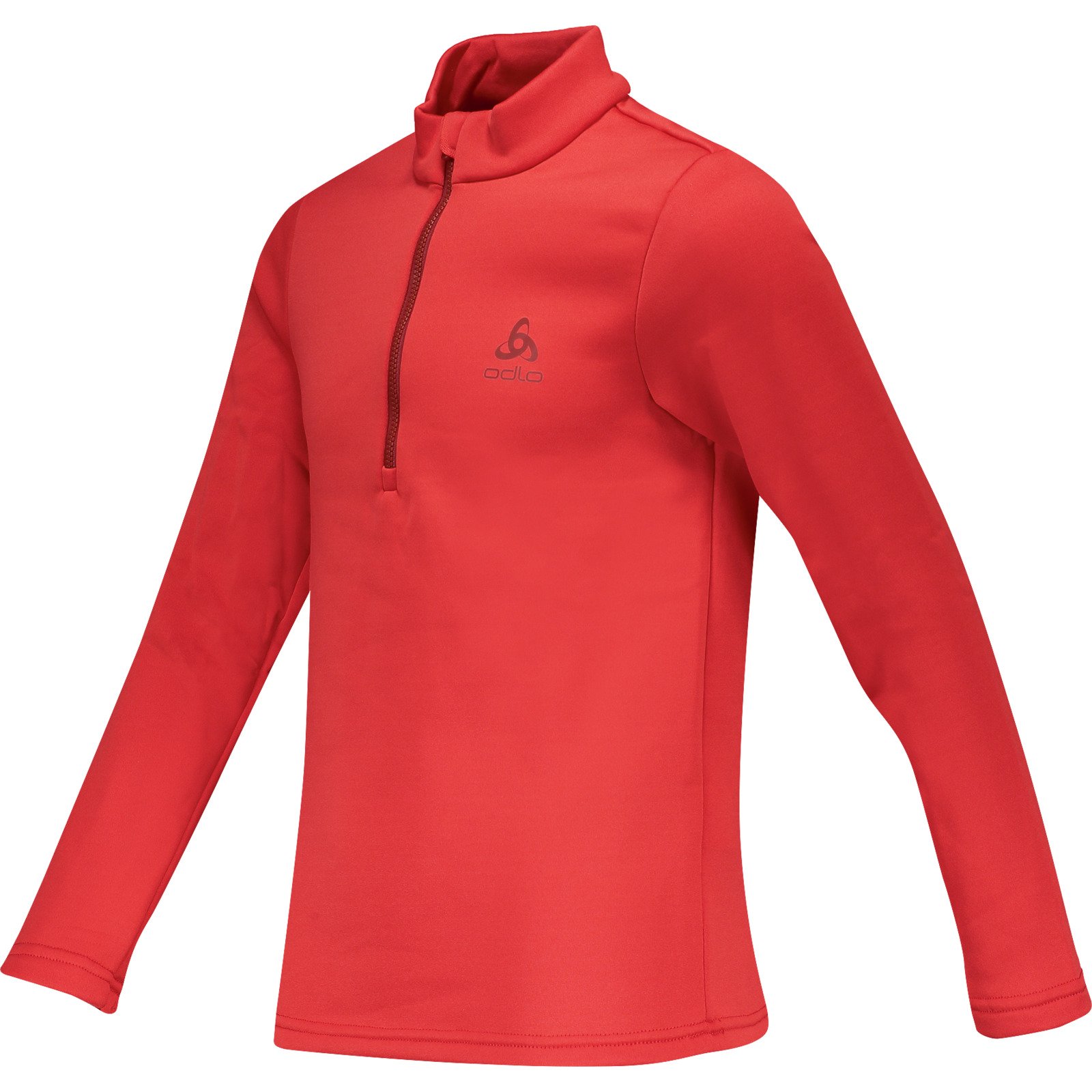 Odlo Kinder-Fleecepullover Berra Mid Layer 1/2 Zip rot, 104