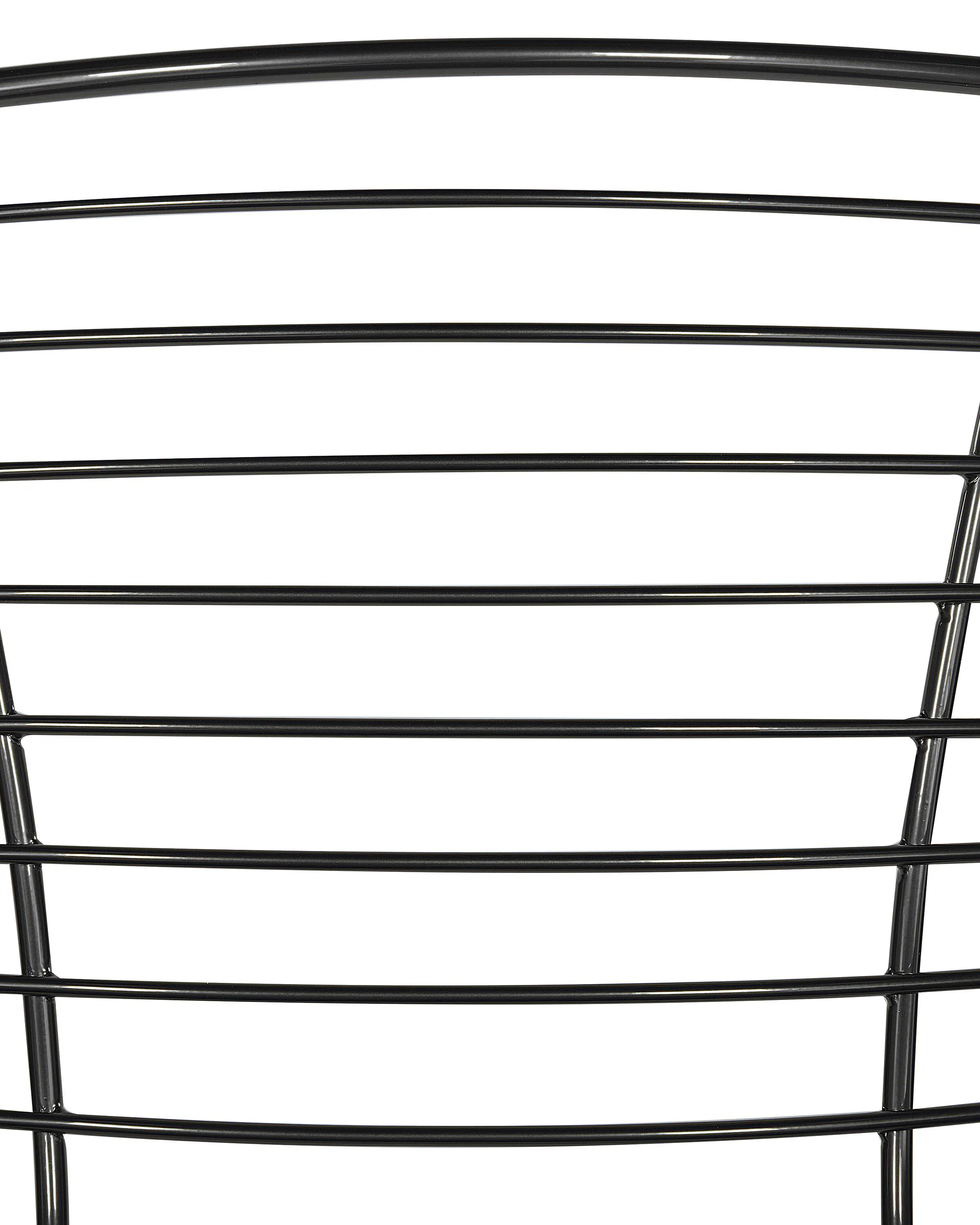 Set van 2 eetkamerstoelen HOBACK Metaal Zwart
