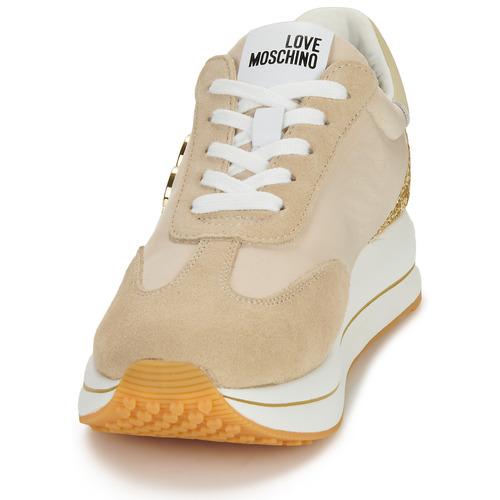 Love Moschino - DAILY RUNNING Beige / Oro