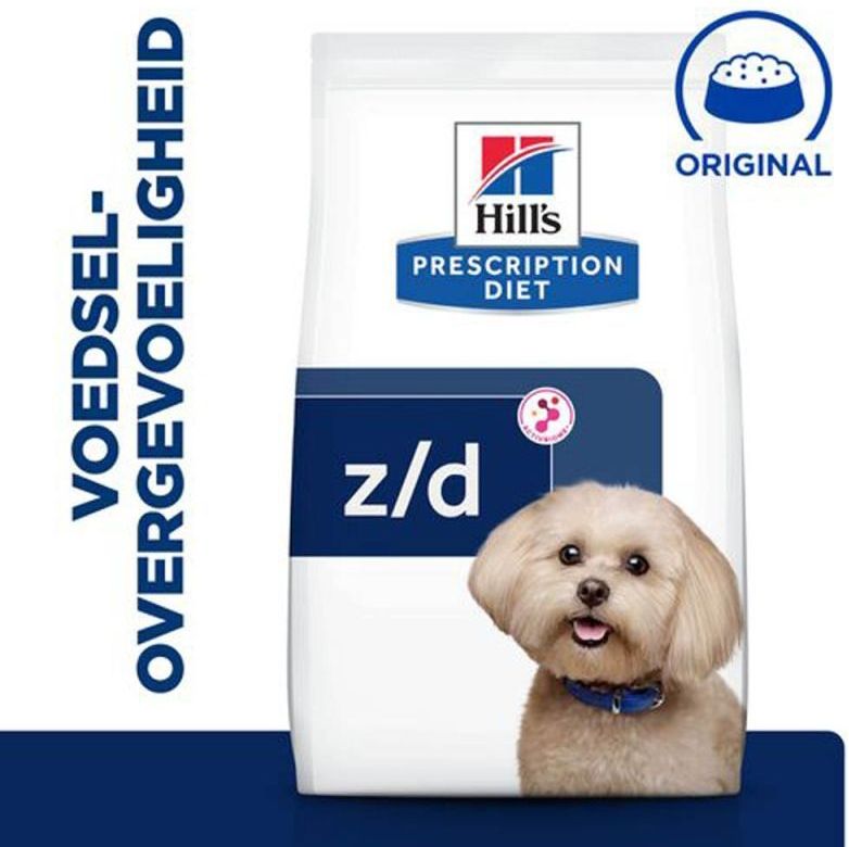 Hill's Prescription Diet - Z/D Skin/Food Sensitivities Mini - Hondenvoer - 6 kg