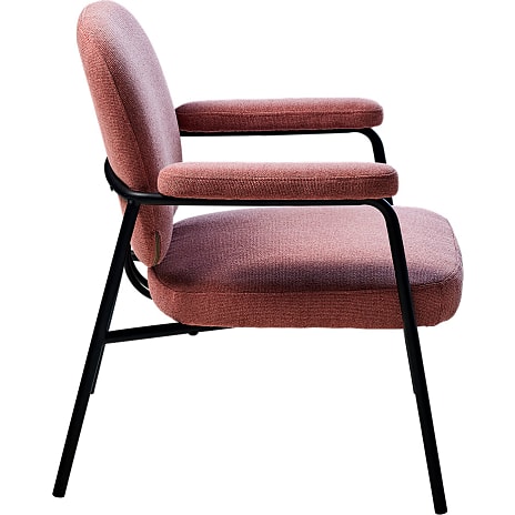 Milton loungestol - rosa