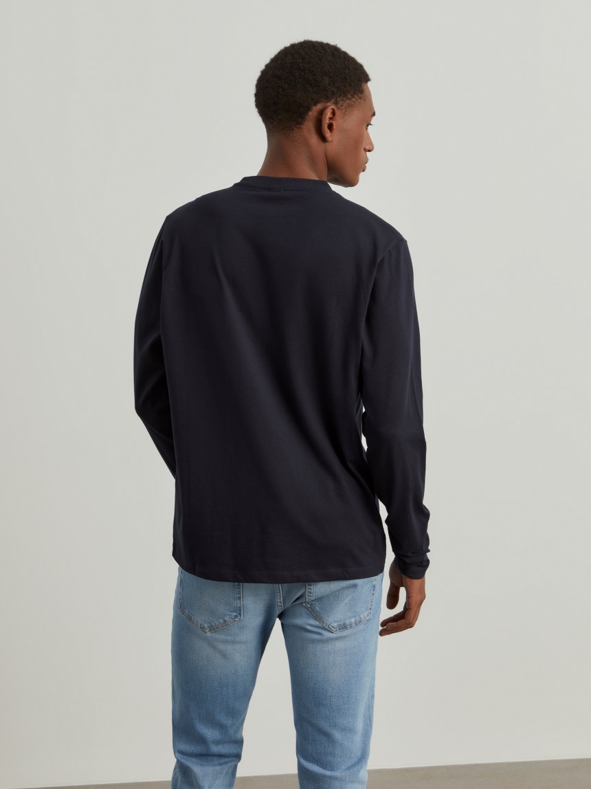 Sweater de algodão com estampado