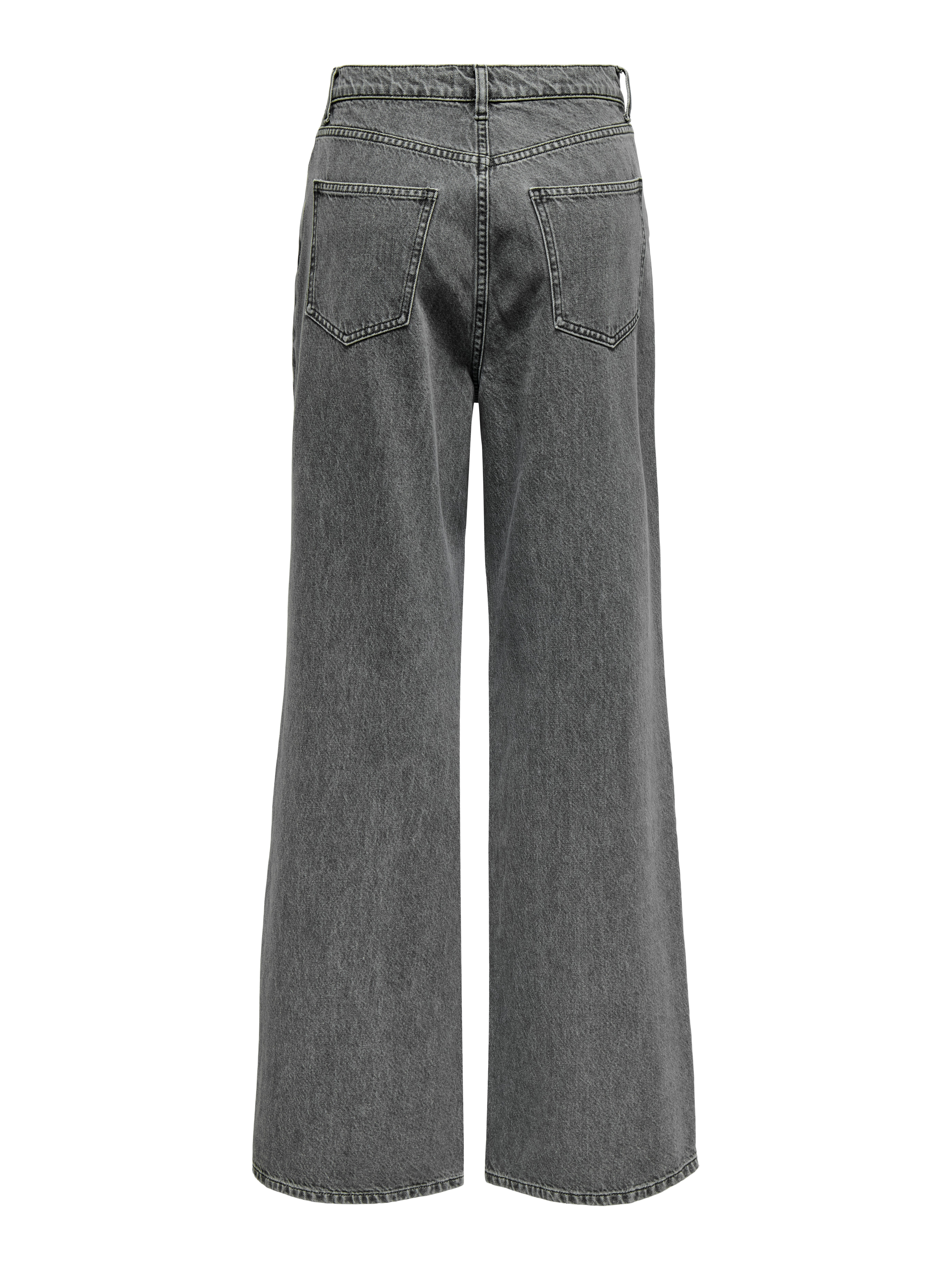 ONLHOPE Hohe Taille Weiter Beinschnitt Jeans Medium Grey Denim