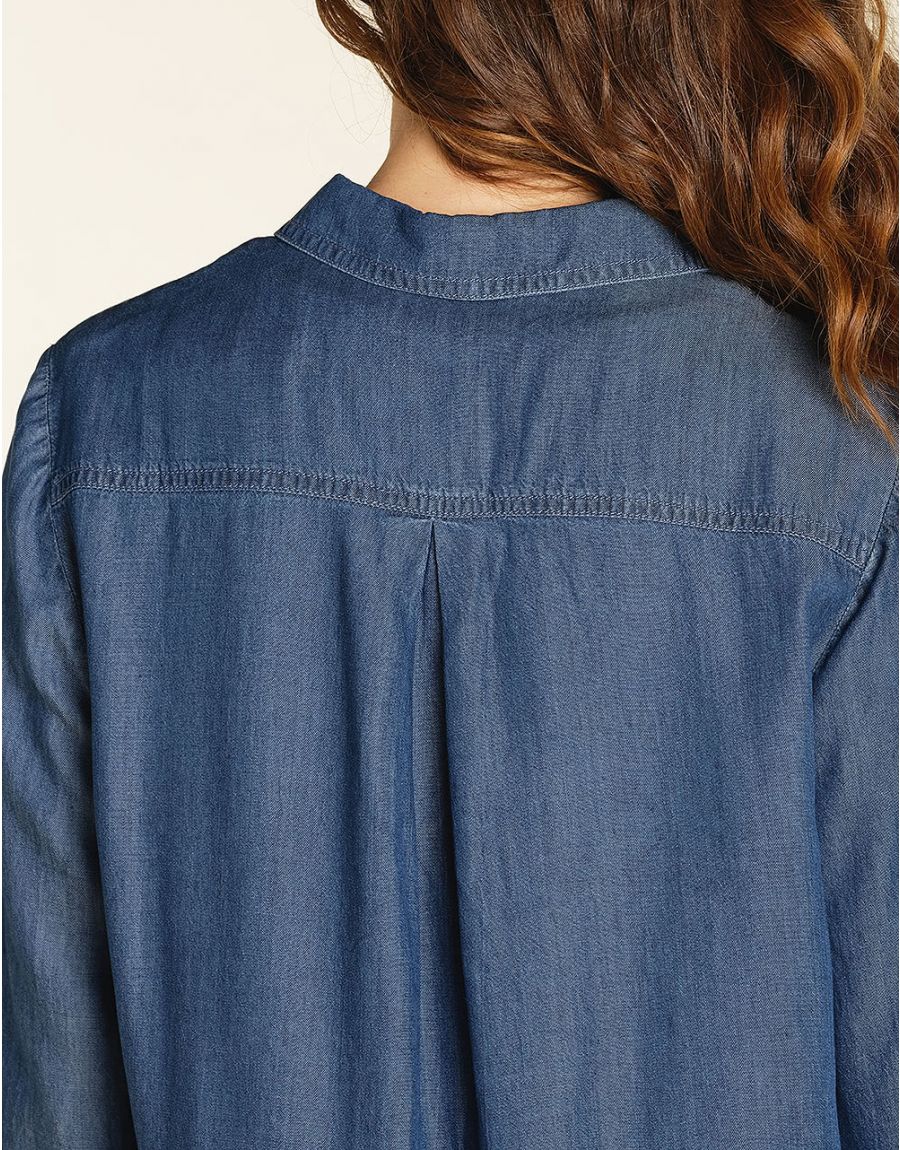 Chemise Lyocell foncé