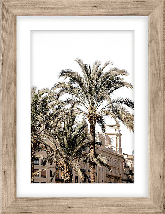Photo encadrée adhésive Vinyl Way palmier L.30 x l.39 cm