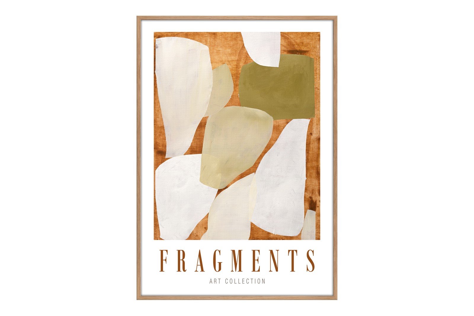 Fragments 70x100 cm Oak Frame