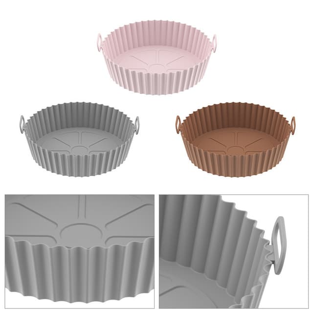 Air Fryer silikoneskål Grå