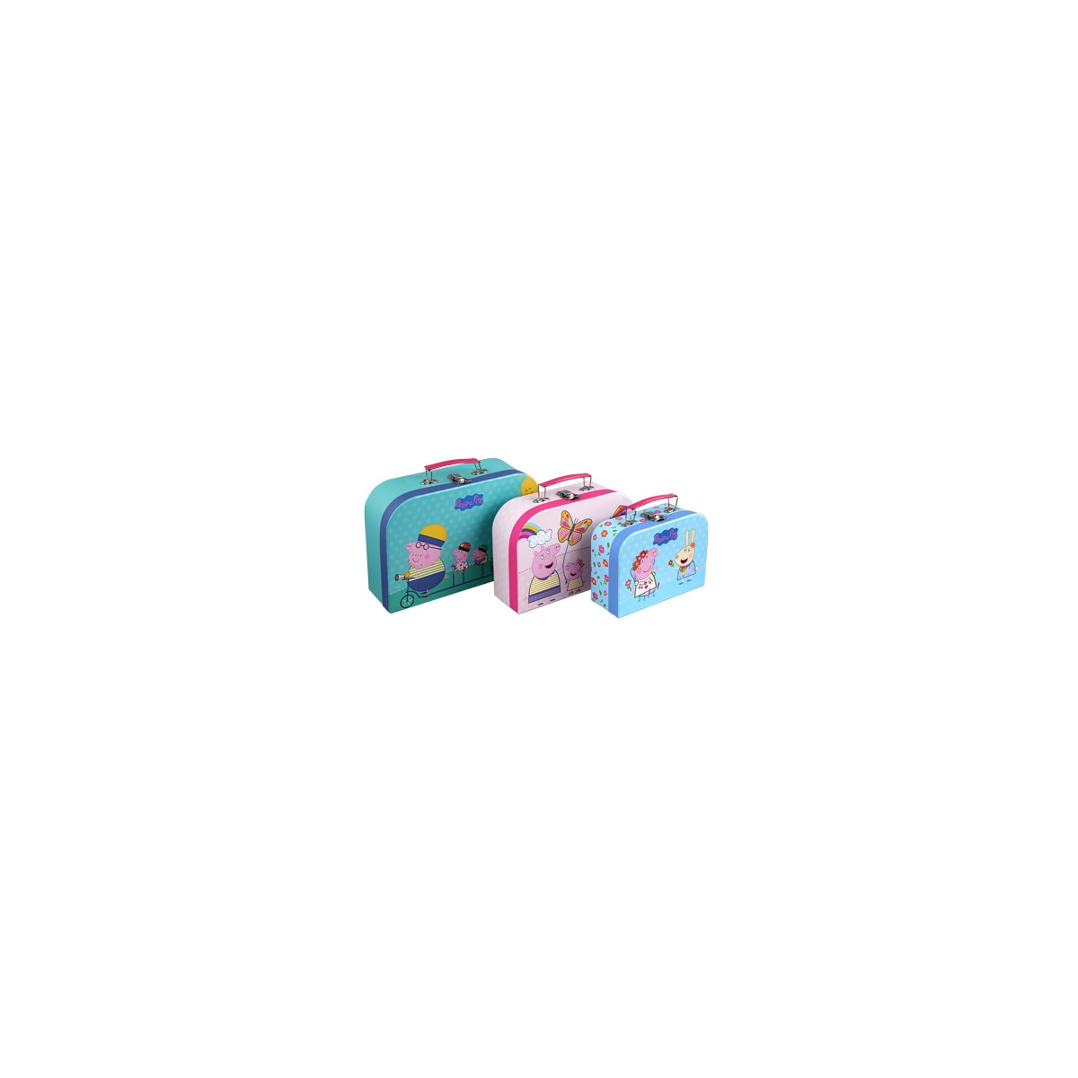 Peppa Pig - Suitcases 3 pcs set assorted