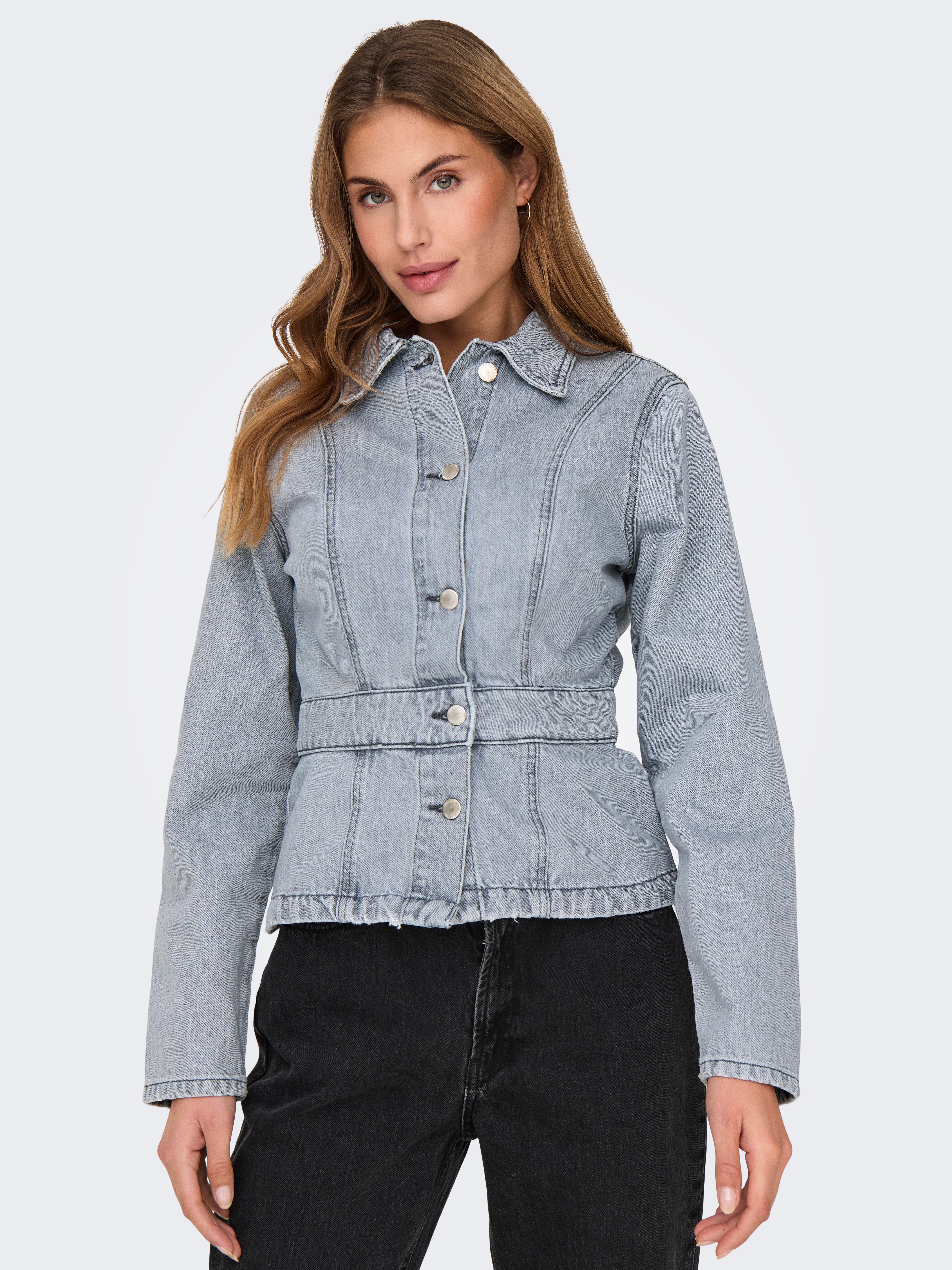 ONLDANA Jeansjacke Light Grey Denim