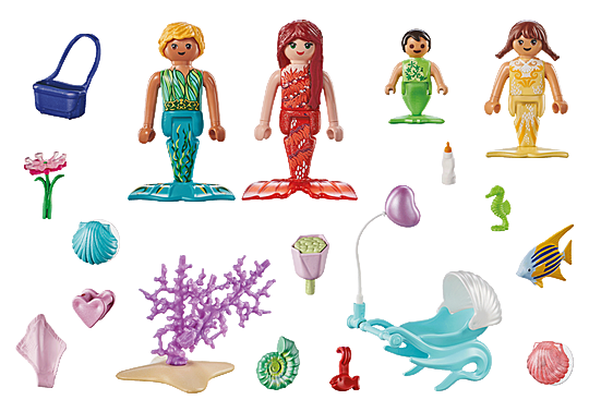 Playmobil - Kærlig havfruefamilie (71469)