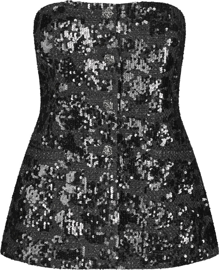 Second Female Flakes Top Black