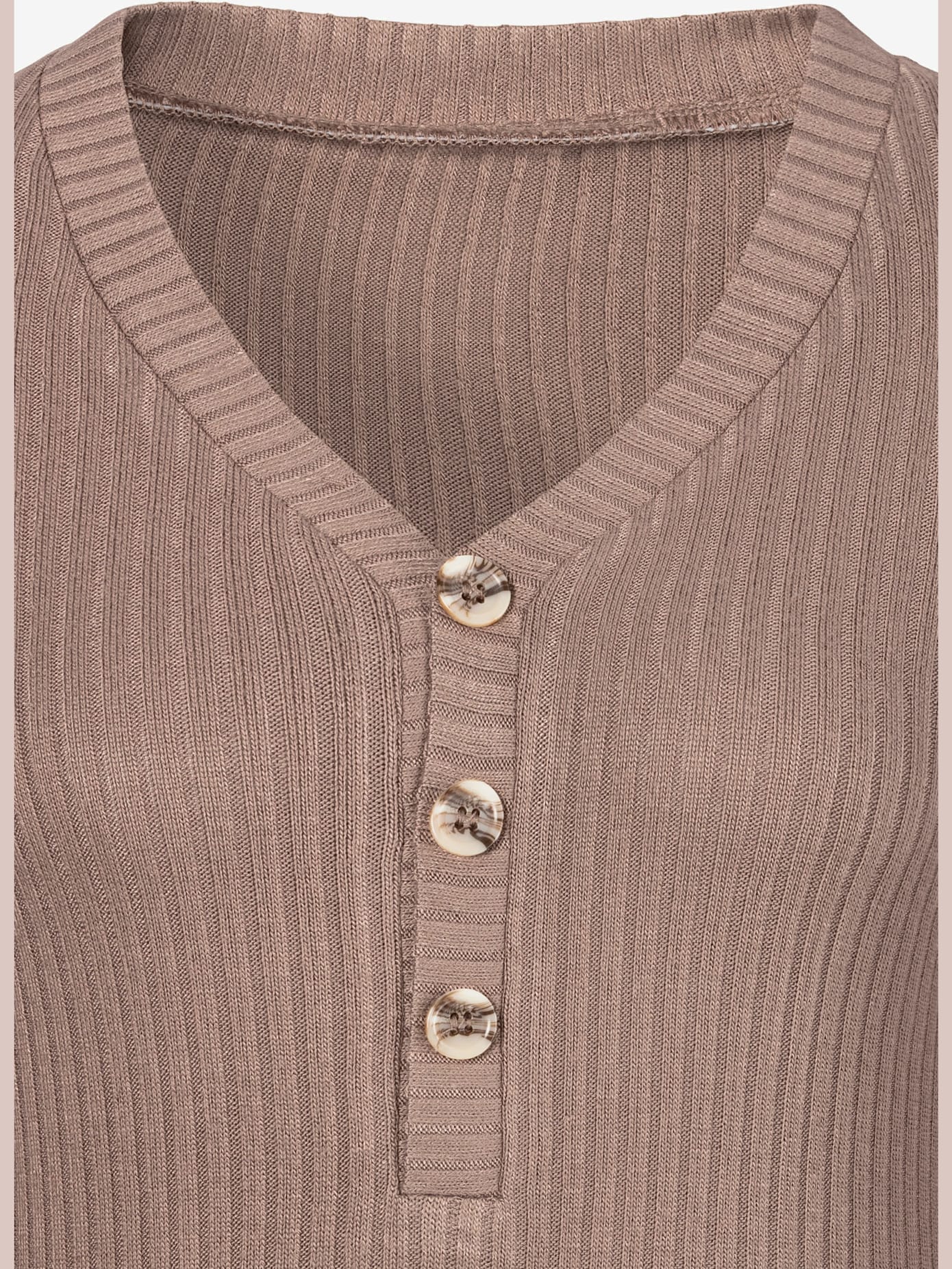 T-shirt manches longues patte de boutonnage devant