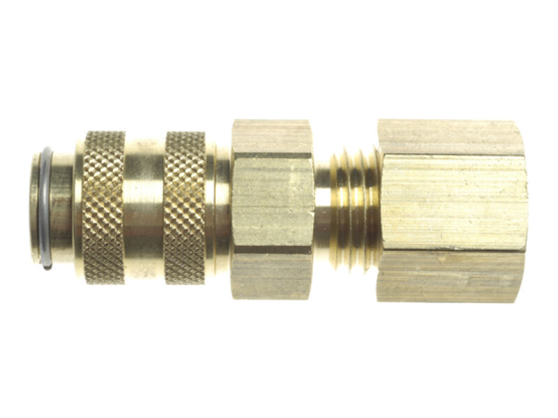 Gimeg 6/8 X 8mm glad snelkoppeling