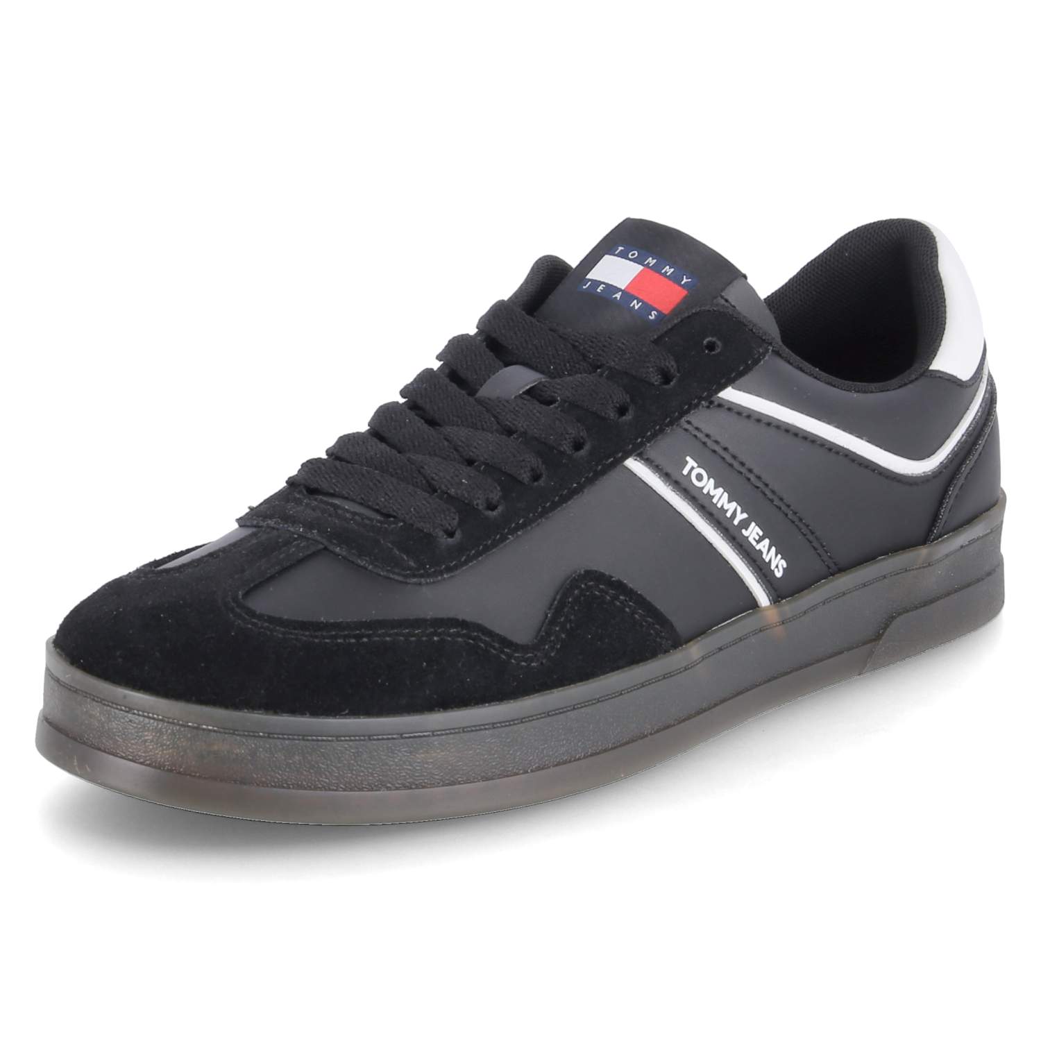 Tommy Hilfiger Sneaker TJM LEATHER RETRO CUPSOLE - black