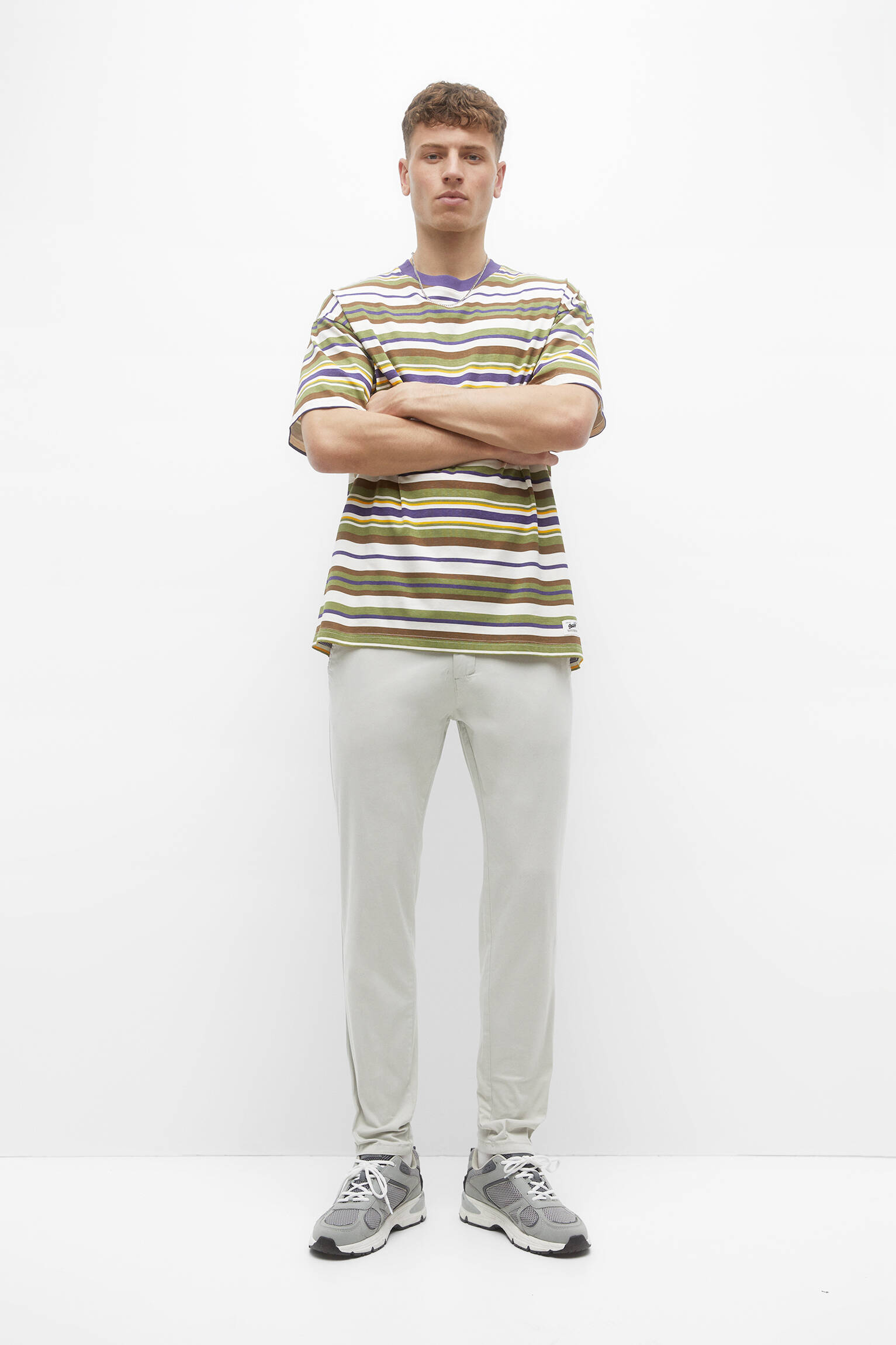 CALÇA CHINO BÁSICA - PEDRA