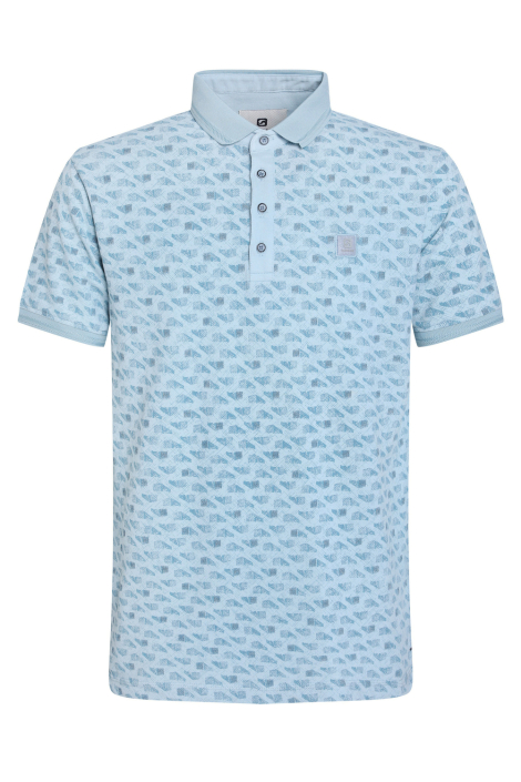 Gabbiano blauwe heren polo