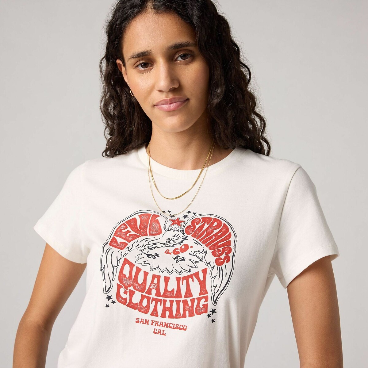 Camiseta de manga curta estampada da Levi's
