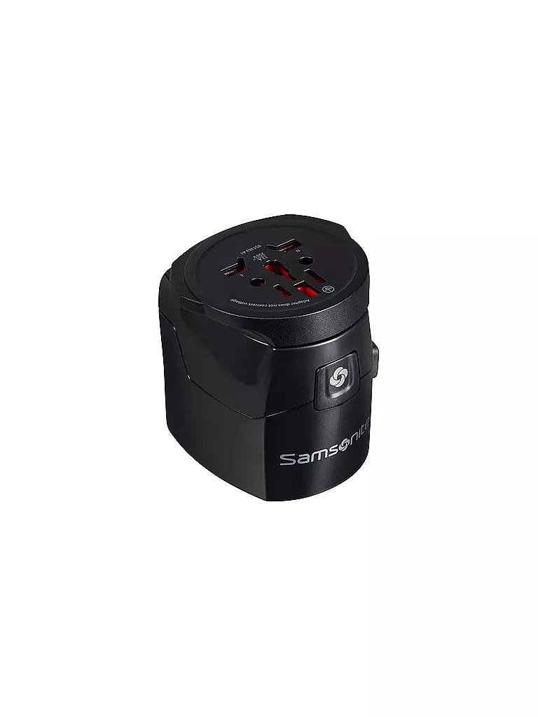SAMSONITE Weltweiter Adapter 3-Polig  schwarz