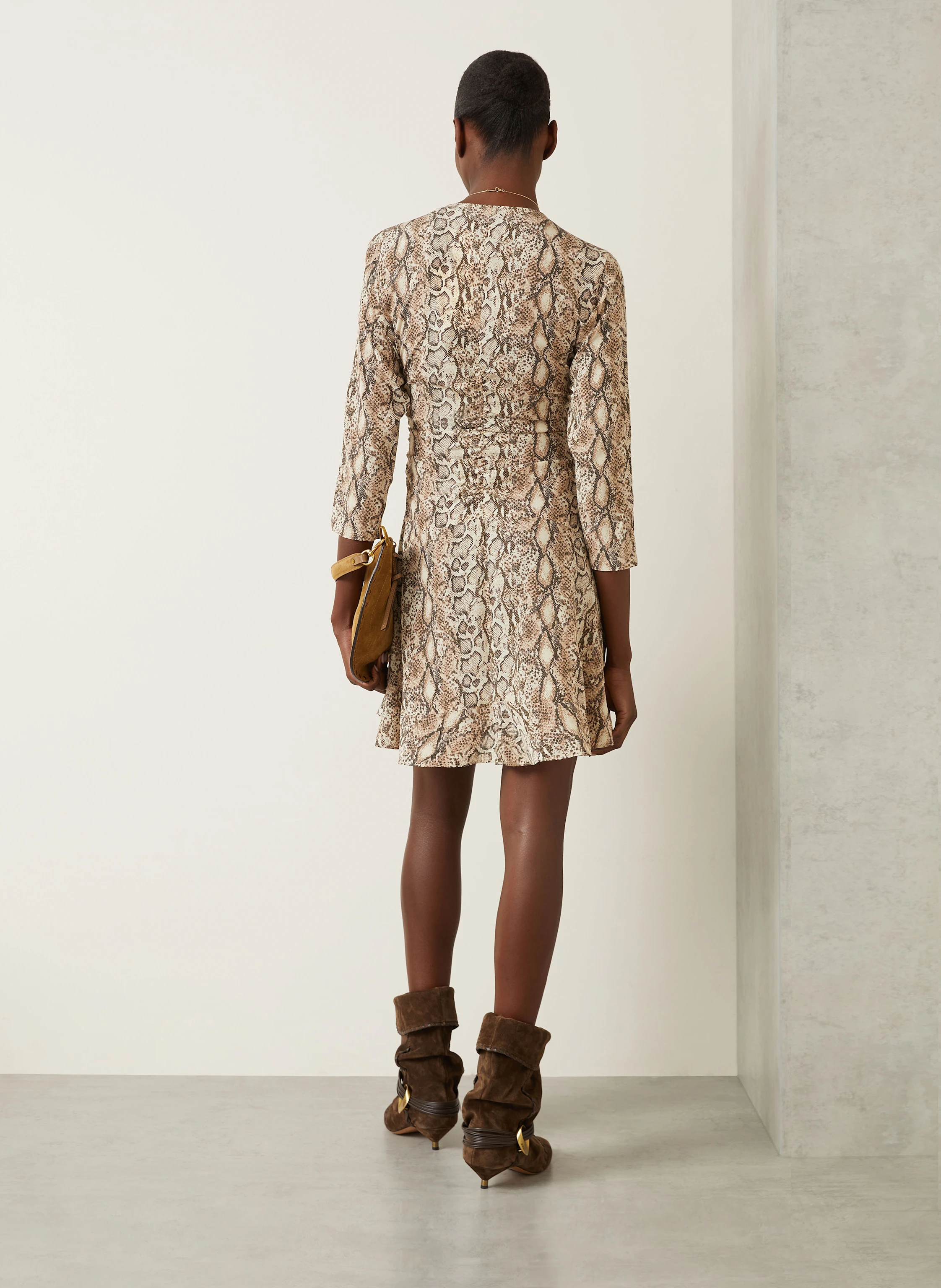 ISABEL MARANT Cocktailkleid OCTAVIA aus Seide mit 3/4-Arm