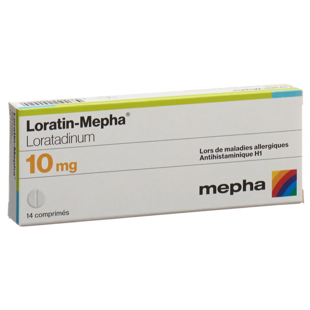 LORATIN Mepha Tabl 10 mg Blist 14 Stk