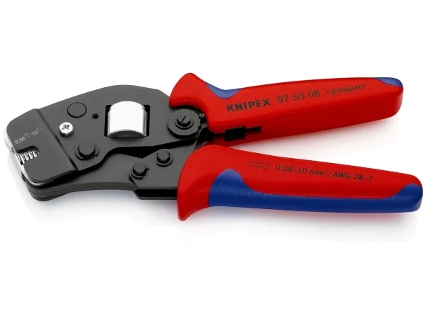 Knipex 97 53 08, Stål, Blå, Rød, 190 mm, 477 g