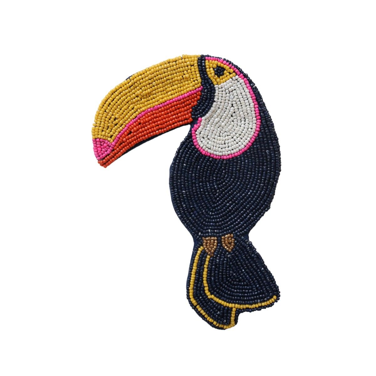 Porte-monnaie en perles toucan - Copacabana party ! Pondie Chérie