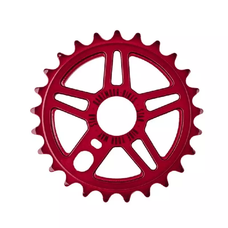 DARTMOOR Couronne BMX Star alu 7075, 25T, red anod.