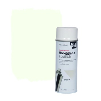 KARWEI spuitlak hoogglans RAL 9010 gebroken wit 400 ml