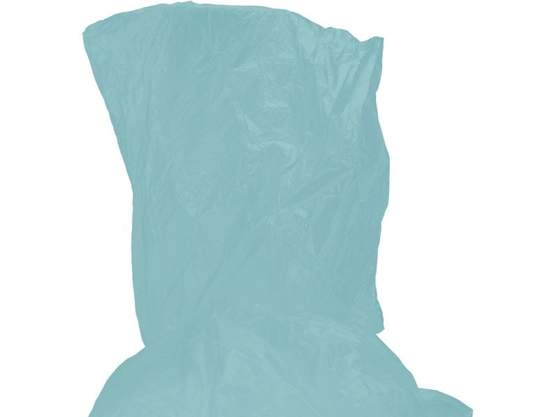 relaxdays Regenponcho 20 Stück, Grün Regenschutz