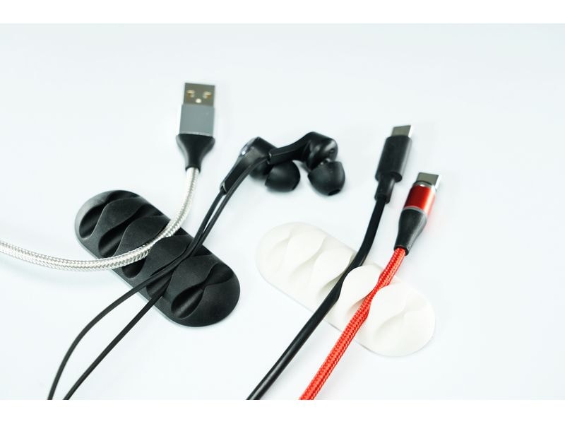 Schönenberger CableClip Kabelhalterungen, 66 mm, Weiss / Sc Kabelmanagement-Sortiment für ein aufgeräumtes und effizientes Umfeld